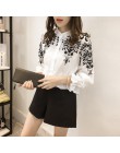Nueva llegada 2019 moda bordado ropa de mujer de manga larga Casual mujer blusa camisa Oficina señora mujeres blusas 529E 30