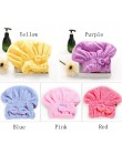 Nuevo 5 colores coloridos gorro de ducha toallas para envolver sombreros de baño de microfibra sólido superfino sombrero para el